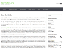Tablet Screenshot of gehhilfen.org